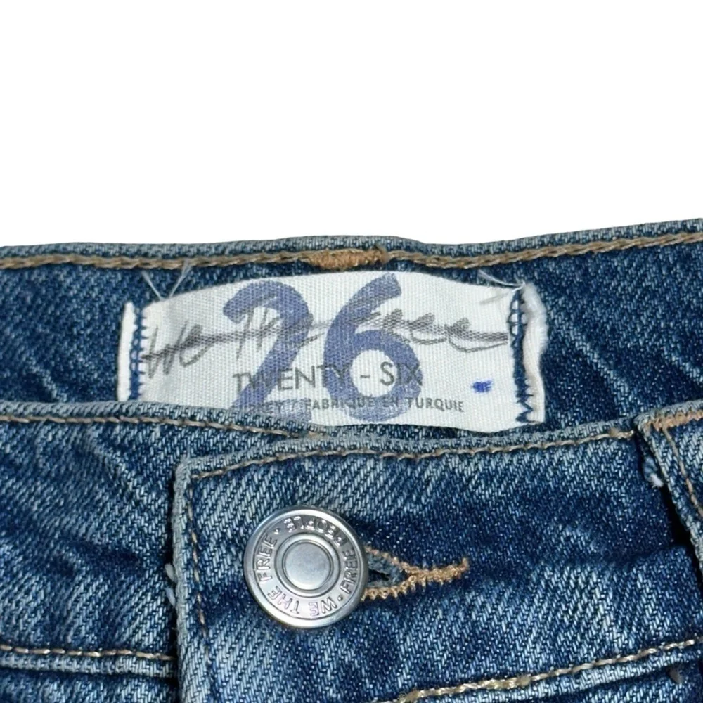 Free People Rocky Mountain Straight Leg Jeans US 26